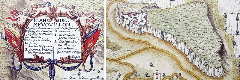 Plan de Mévouillon (17° siècle)